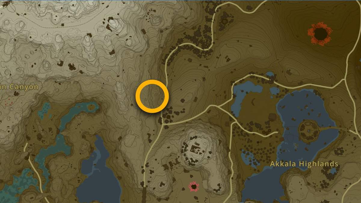 Mayachideg Shrine map location in Tears of the Kingdom