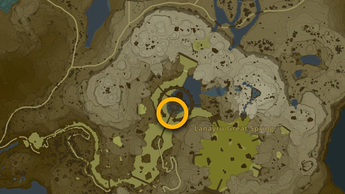 Mogawak Shrine map location in Tears of the Kingdom