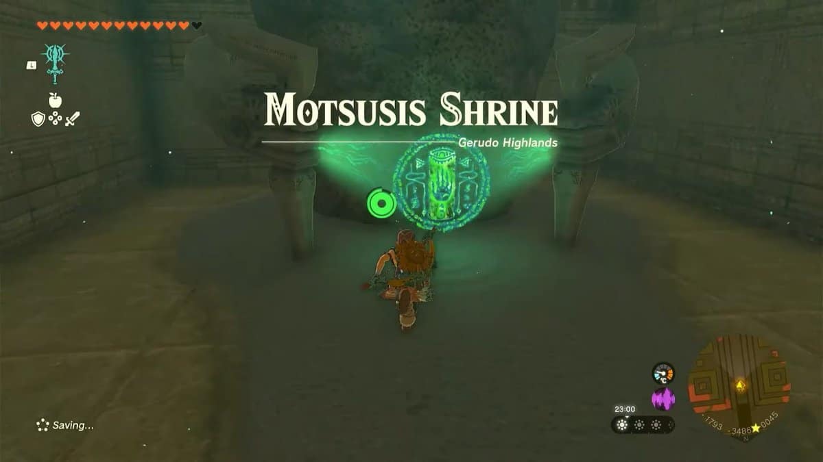 Motsusis Shrine Walkthrough In Zelda: Tears Of The Kingdom