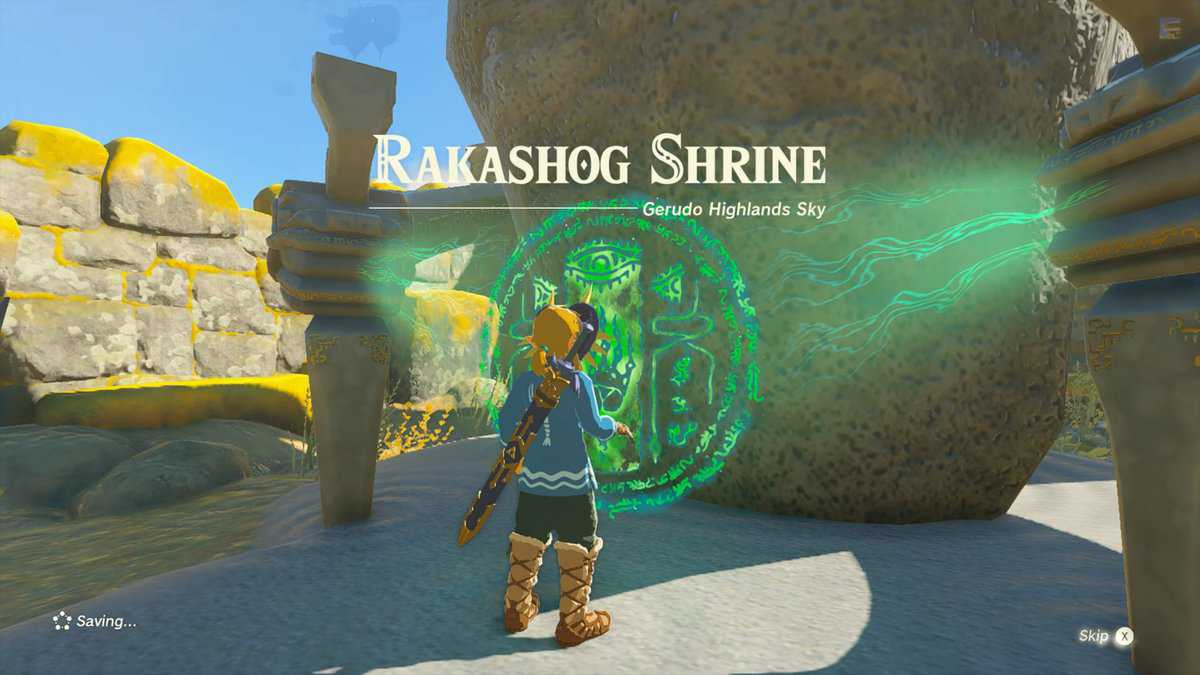 Zelda: Tears Of The Kingdom Rakashog Shrine Walkthrough