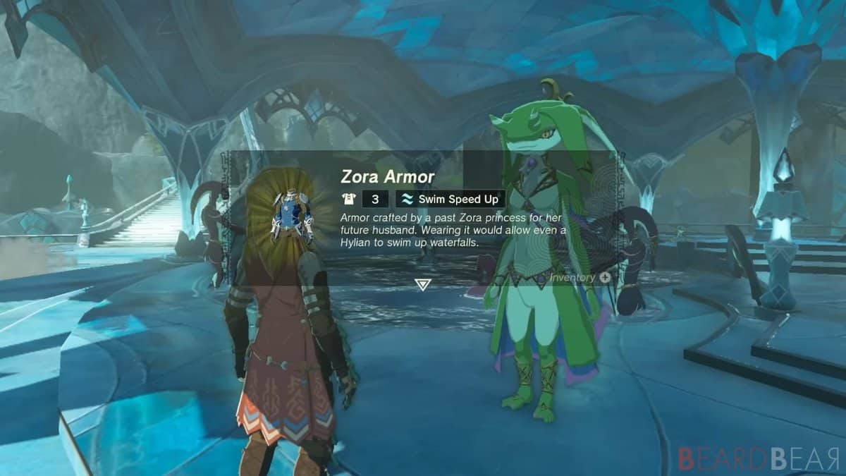 Zelda: Tears Of The Kingdom Restoring The Zora Armor Quest Guide
