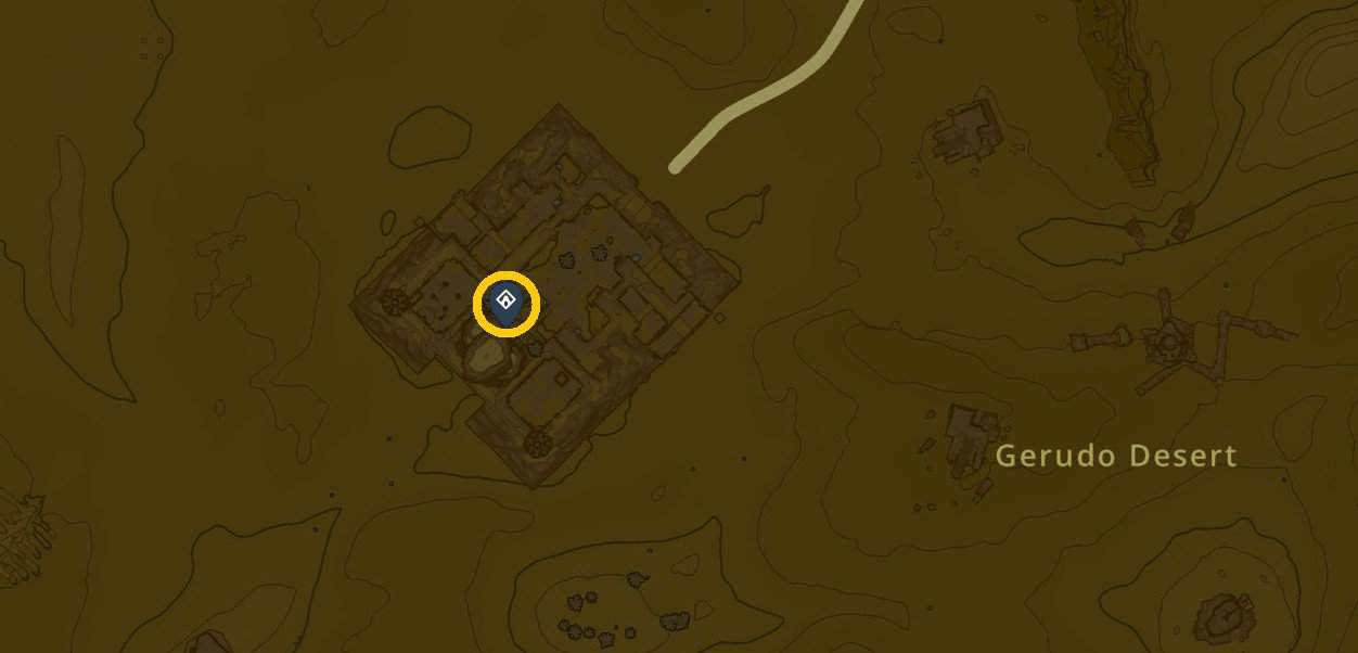 Soryotanog Shrine map location in Tears of the Kingdom