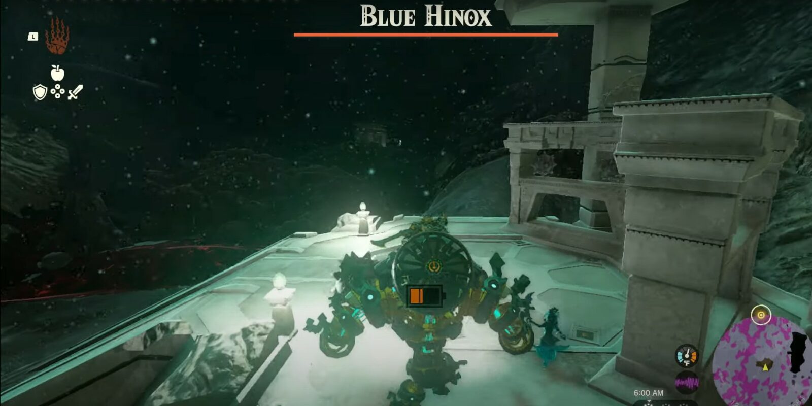 Defeat Blue Hinox in Tears of the Kingdom