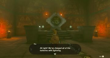 Tears of the Kingdom Charge batteries in Lightning Temple