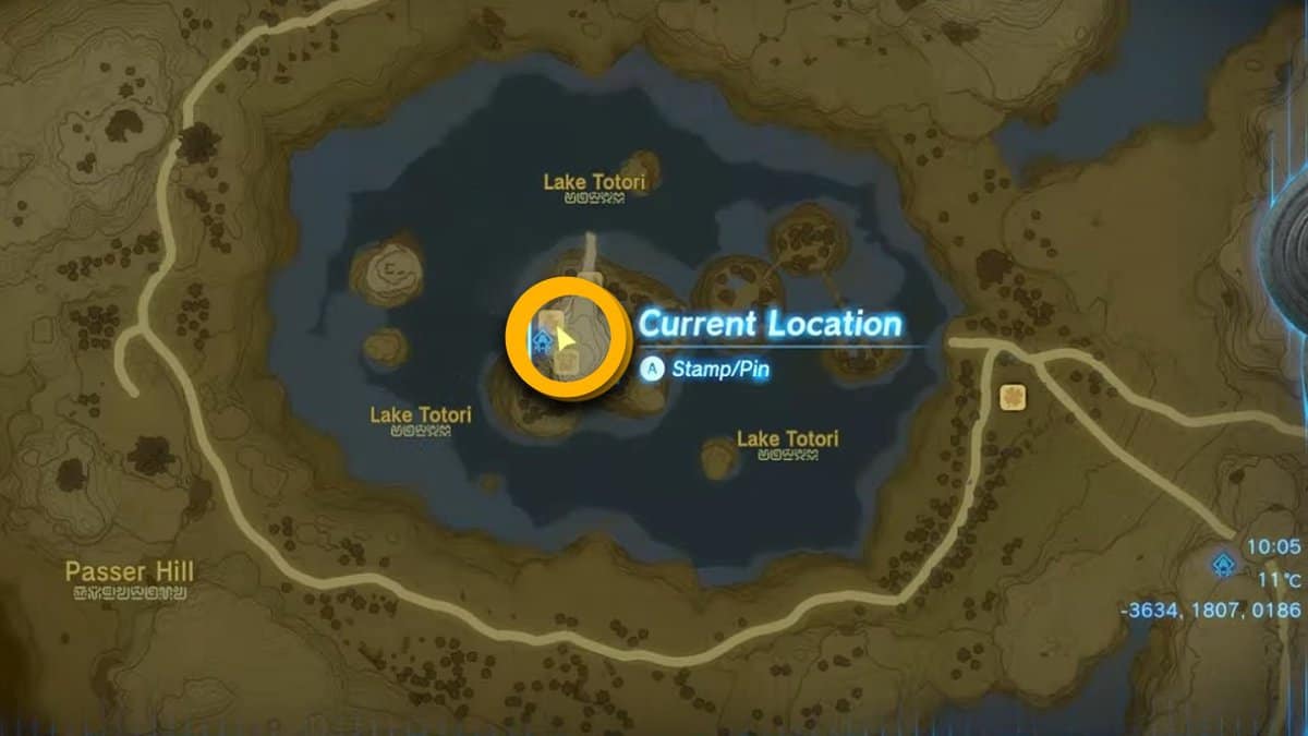 Genli's Home Cooking quest location in Tears of the Kingdom