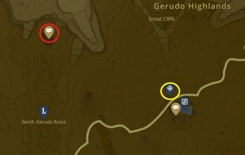 Iceless Icehouse quest location in Tears of the Kingdom