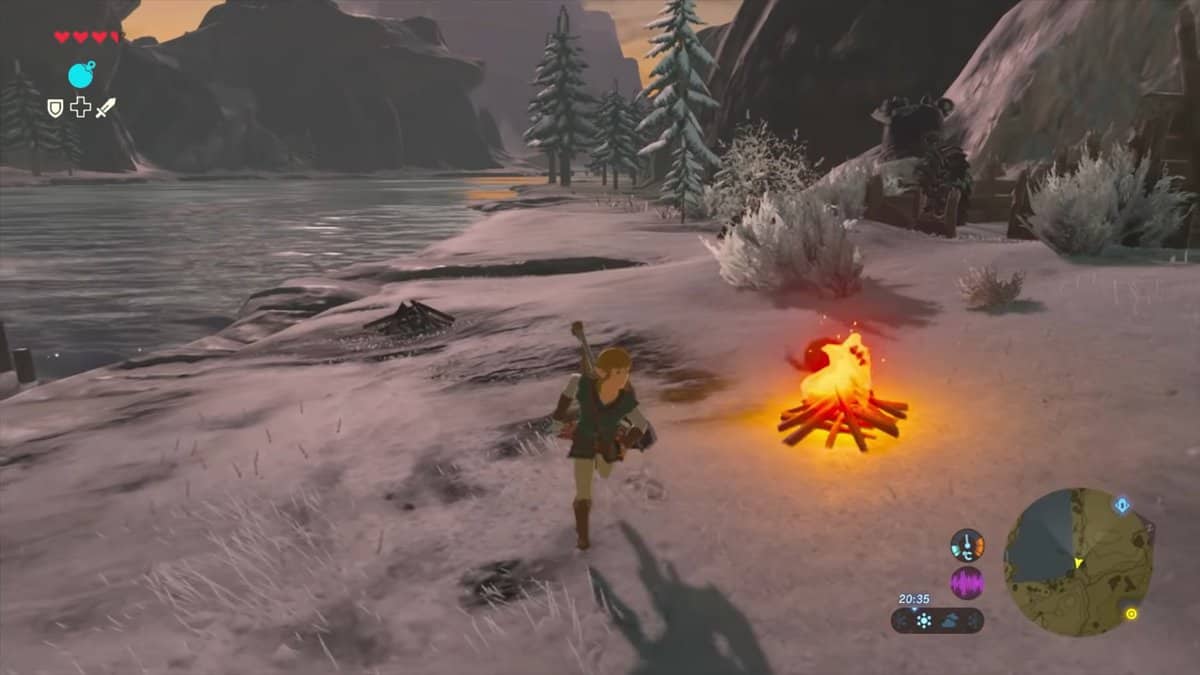 How To Light A Fire In Zelda: Breath Of The Wild