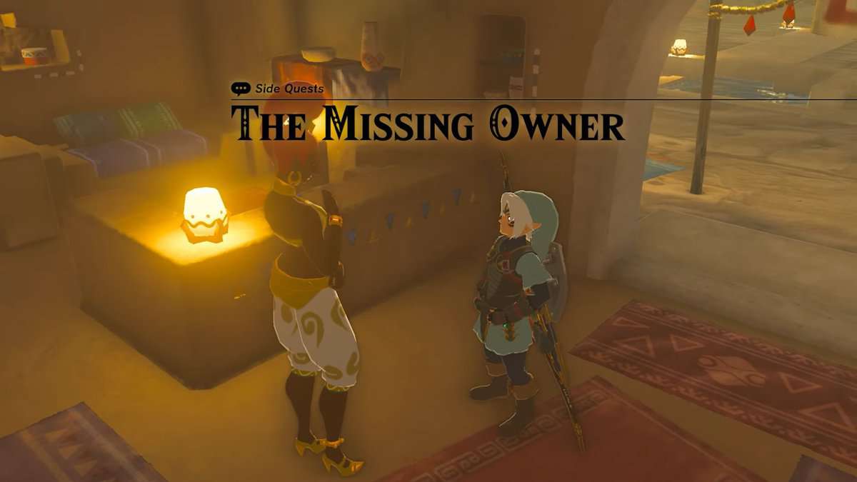 Zelda: Tears Of The Kingdom The Missing Owner Side Quest