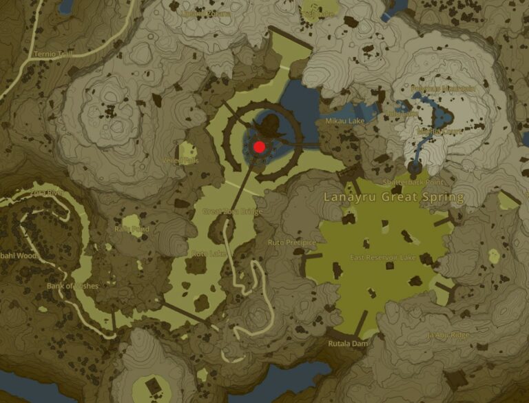 Zelda: Tears Of The Kingdom Zora’s Domain Location