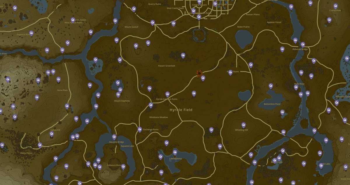 Zelda TotK Hyrule Field Korok Seeds Locations