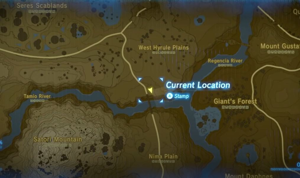 breath of the wild two rings quest starting point