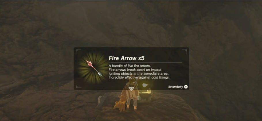 Fire Arrows in Breath of the Wild
