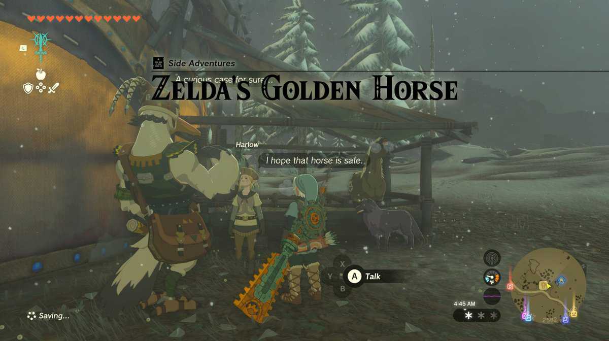How To Get The Golden Horse In Zelda: Tears Of The Kingdom