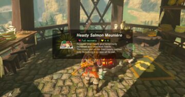 How To Make Salmon Meuniere In Zelda: Breath Of The Wild