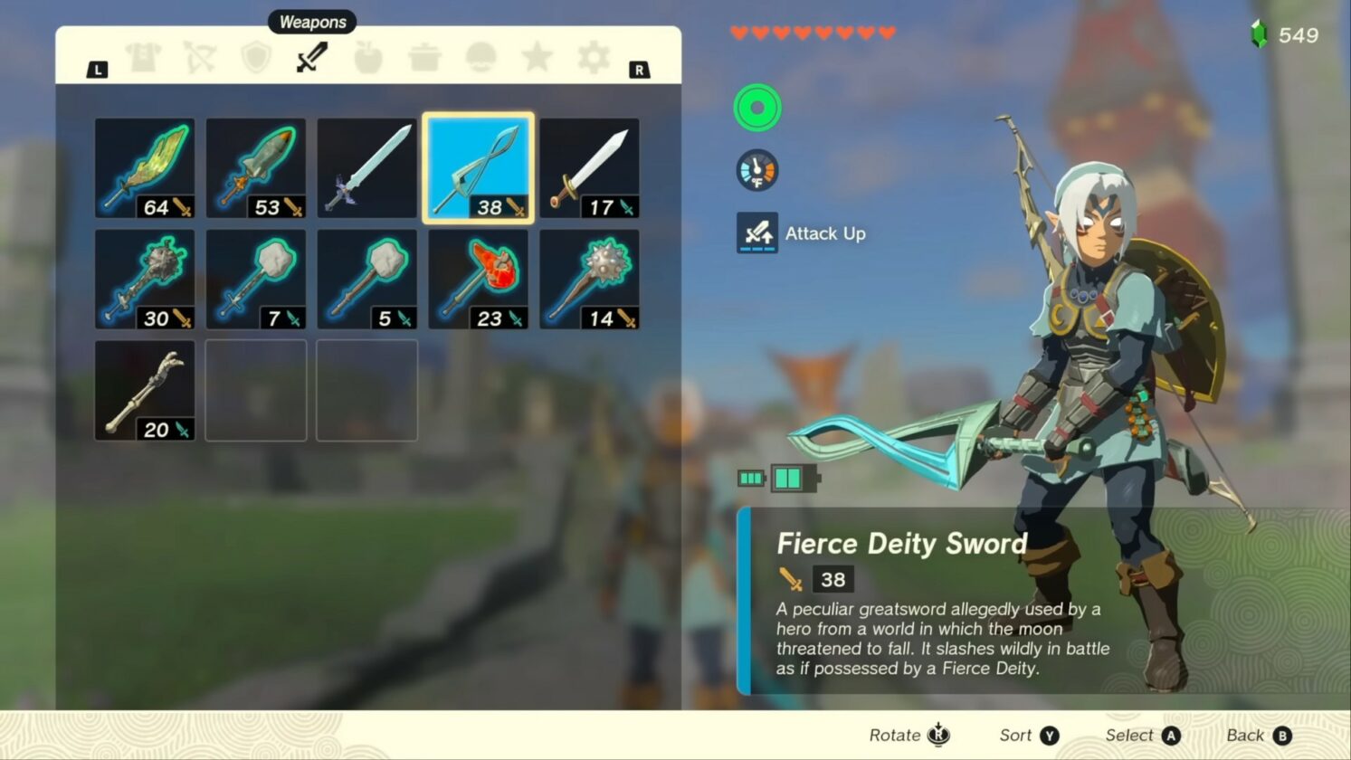 Best Early Weapons In Zelda: Tears Of The Kingdom