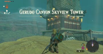 How To Unlock Gerudo Canyon Skyview Tower In Zelda: Tears Of The Kingdom