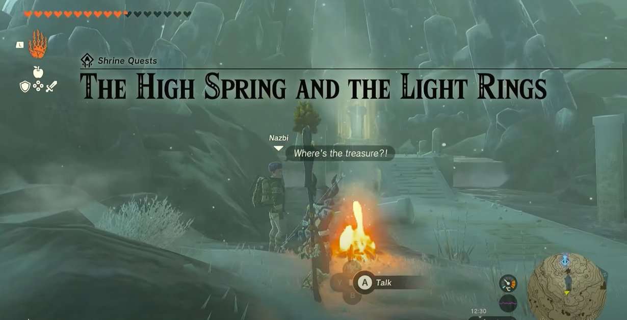 Zelda: Tears Of The Kingdom The High Spring And The Light Rings Guide