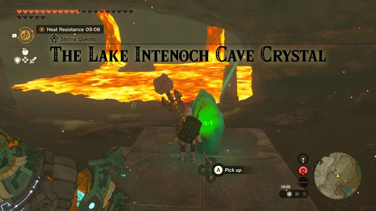 Zelda: Tears Of The Kingdom The Lake Intenoch Cave Crystal Guide
