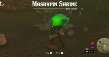 Zelda: Tears Of The Kingdom Moshapin Shrine Walkthrough
