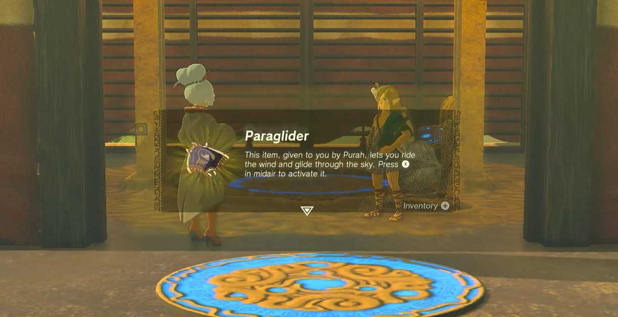 How To Get The Paraglider In Zelda: Tears Of The Kingdom