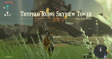 How To Unlock Thyphlo Ruins Skyview Tower In Zelda: Tears Of The Kingdom