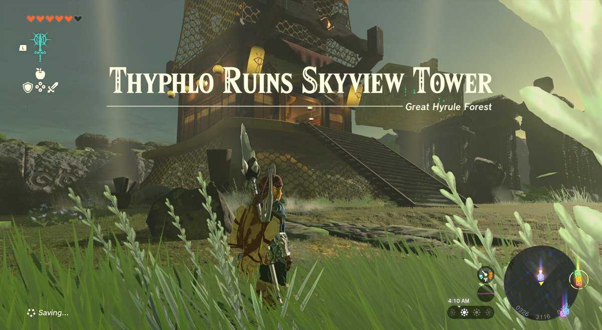 How To Unlock Thyphlo Ruins Skyview Tower In Zelda: Tears Of The Kingdom