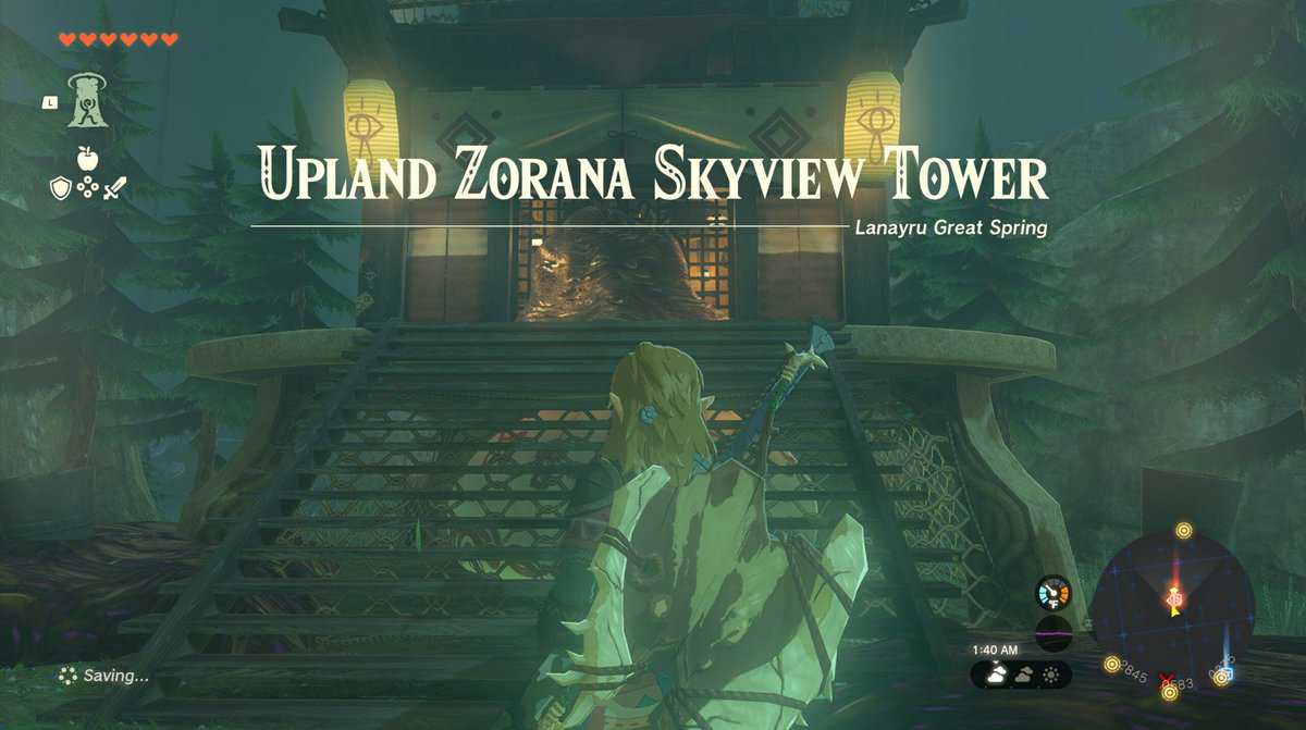 How To Unlock Upland Zorana Skyview Tower In Zelda: Tears Of The Kingdom