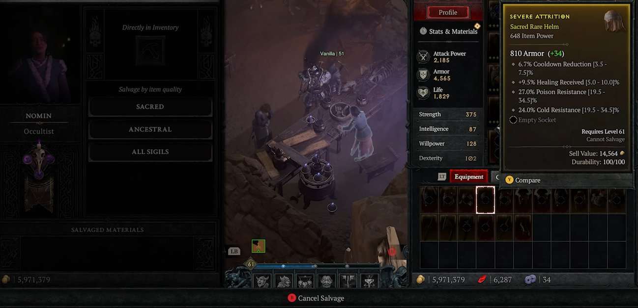 Diablo 4 Ancestral and Sacred Items Guide
