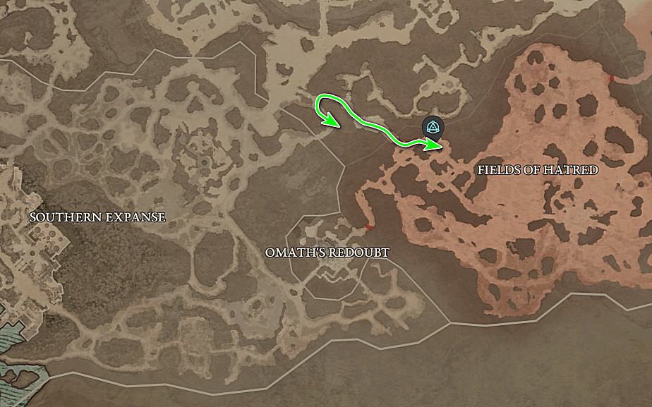 Deserted Underpass location in Diablo 4