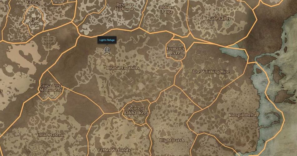 Knight Council boss location in Diablo 4
