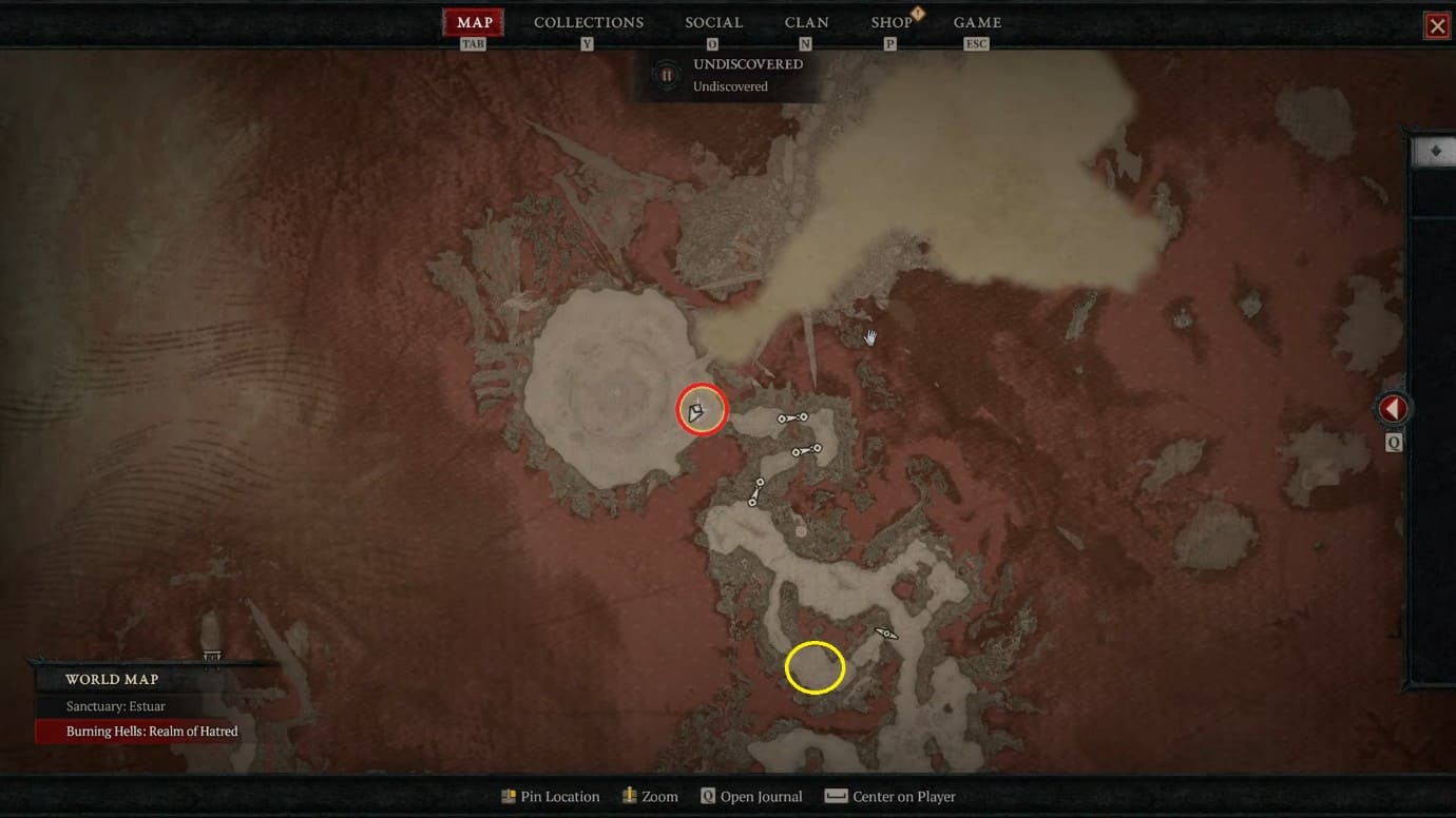 Ninsa map locations in Diablo 4