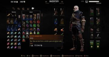 Dye Armor in The Witcher 3