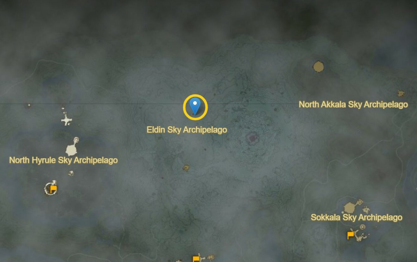 Eldin Sky Archipelago Zonaite spear location in Zelda TotK