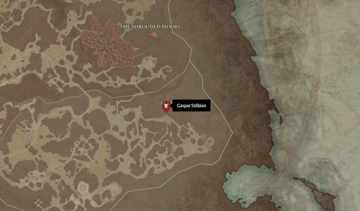 Gaspar Stilbian location in Diablo 4