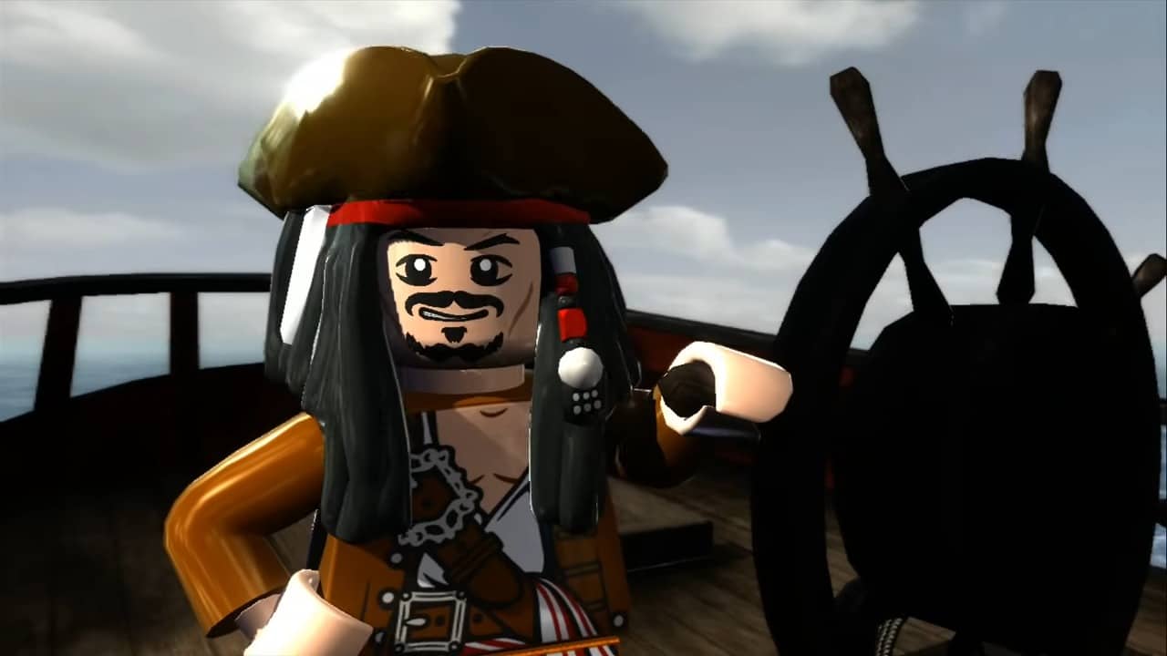 captain jack sparrow in lego pirates of the Caribbean