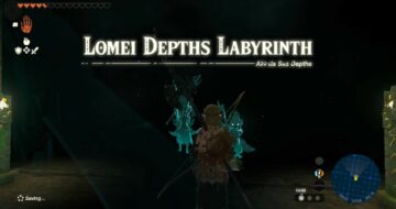 Lomei Labyrinth Chasm in Zelda Tears of the Kingdom
