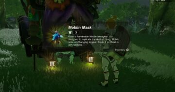 Moblin Mask in Zelda Tears of the Kingdom