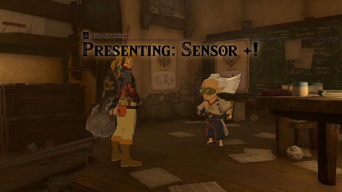 tears of the kingdom presenting sensor+