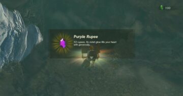 Purple Rupee in Zelda Tears of the Kingdom