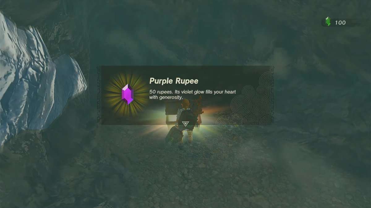 Purple Rupee in Zelda Tears of the Kingdom