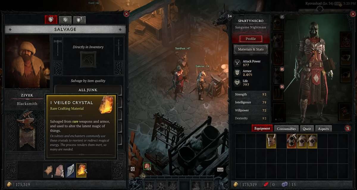 How To Salvage Gear And Items In Diablo 4