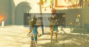 Scimitar Of The Seven in Zelda Tears Of The Kingdom