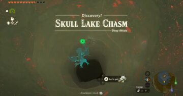 Skull Lake Chasm in Zelda Tears of the Kingdom