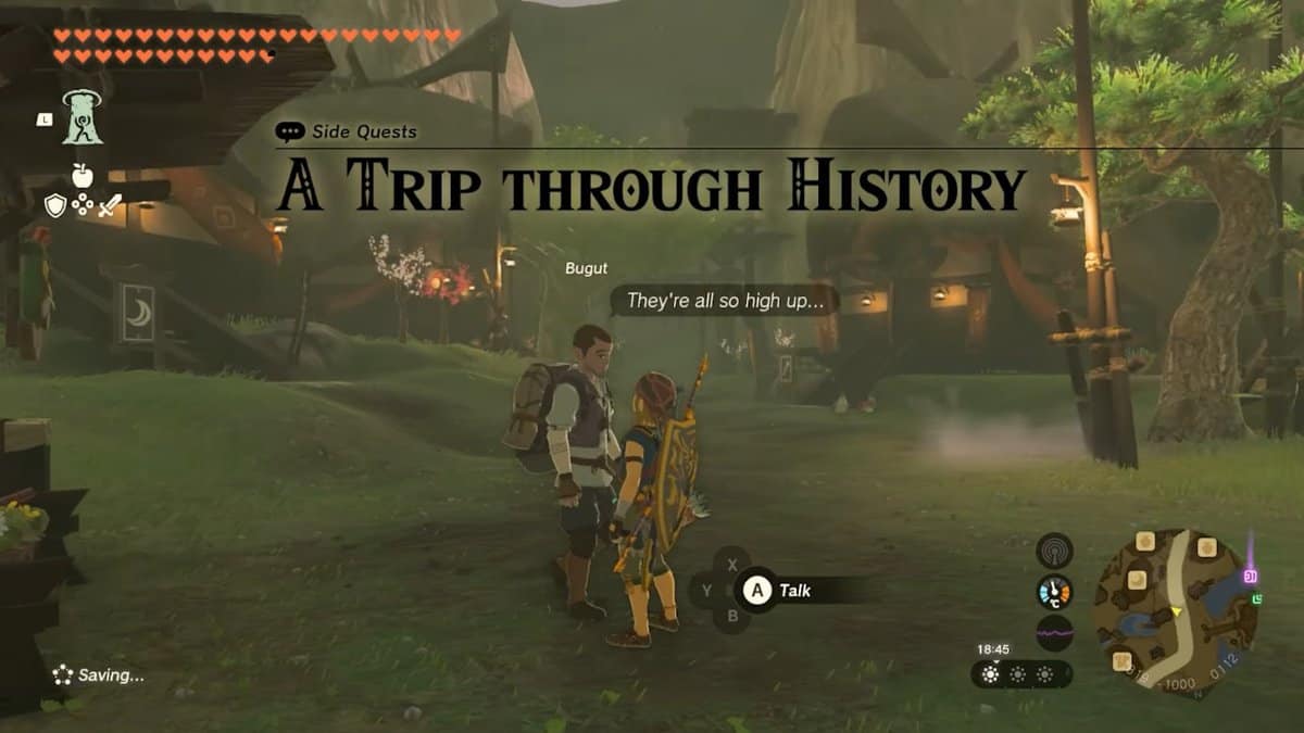 Zelda: Tears Of The Kingdom A Trip Through History Walkthrough