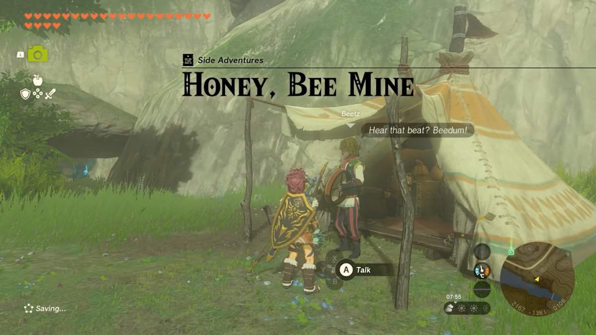 Zelda: Tears Of The Kingdom Honey, Bee Mine Walkthrough