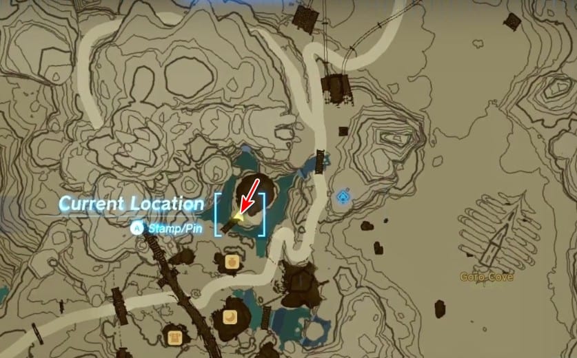 Soul Of The Gorons quest location in Tears of the Kingdom