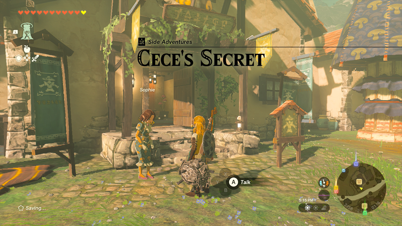 Zelda: Tears Of The Kingdom Cece’s Secret Walkthrough