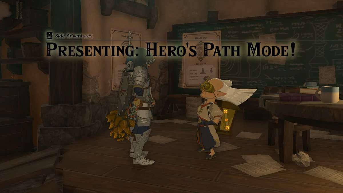 tears of the kingdom presenting heros path mode