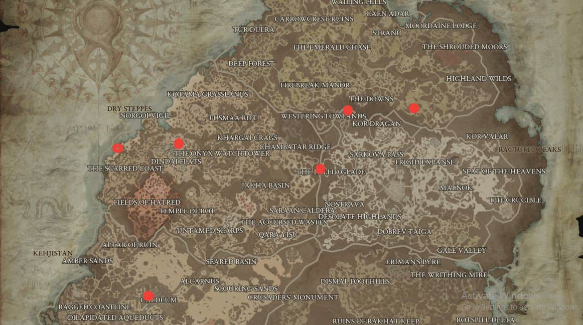 Tomb Lord locations in Diablo 4
