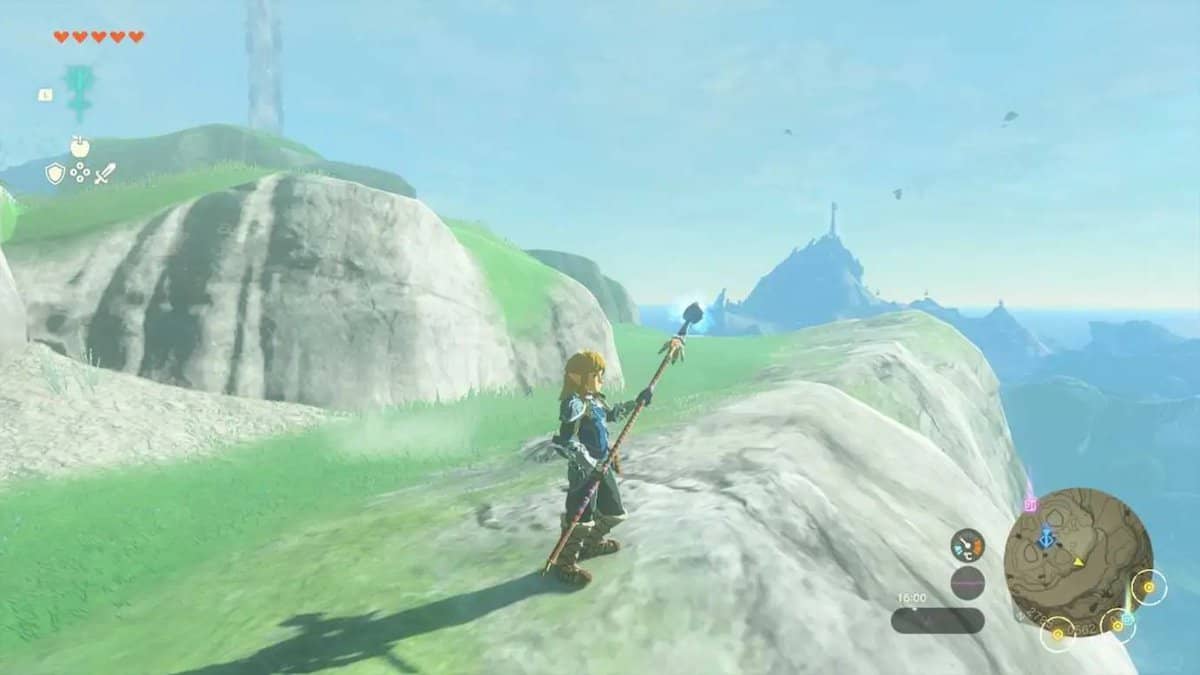 Zonaite Spear in Zelda Tears of the Kingdom